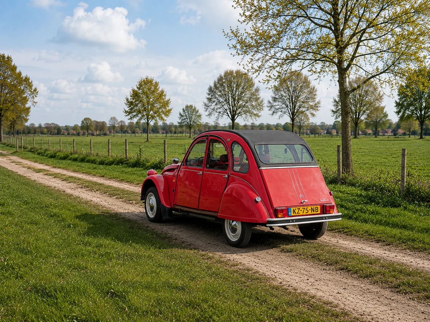 Day trip through Friesland in a 2CV